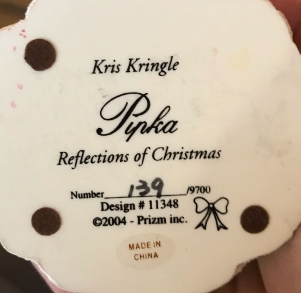 Pipka - Kris Kringle - #11348 - Reflections Of Christmas (Santa) ornament collectible - Main Image 2