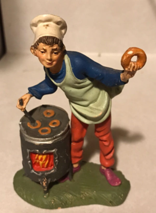 Shiny Brite - Nativity Set - Shepherd - Kneeling With Sheep