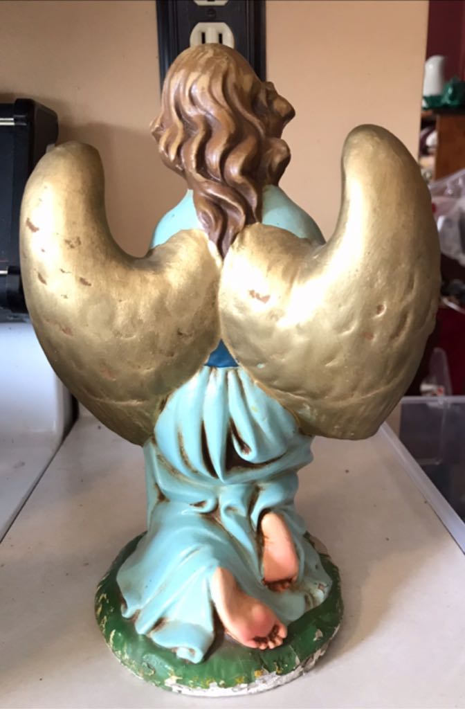 Fontanini - (Set 3) - Angel - Blue Kneeling - Angel (Nativity) ornament collectible - Main Image 2