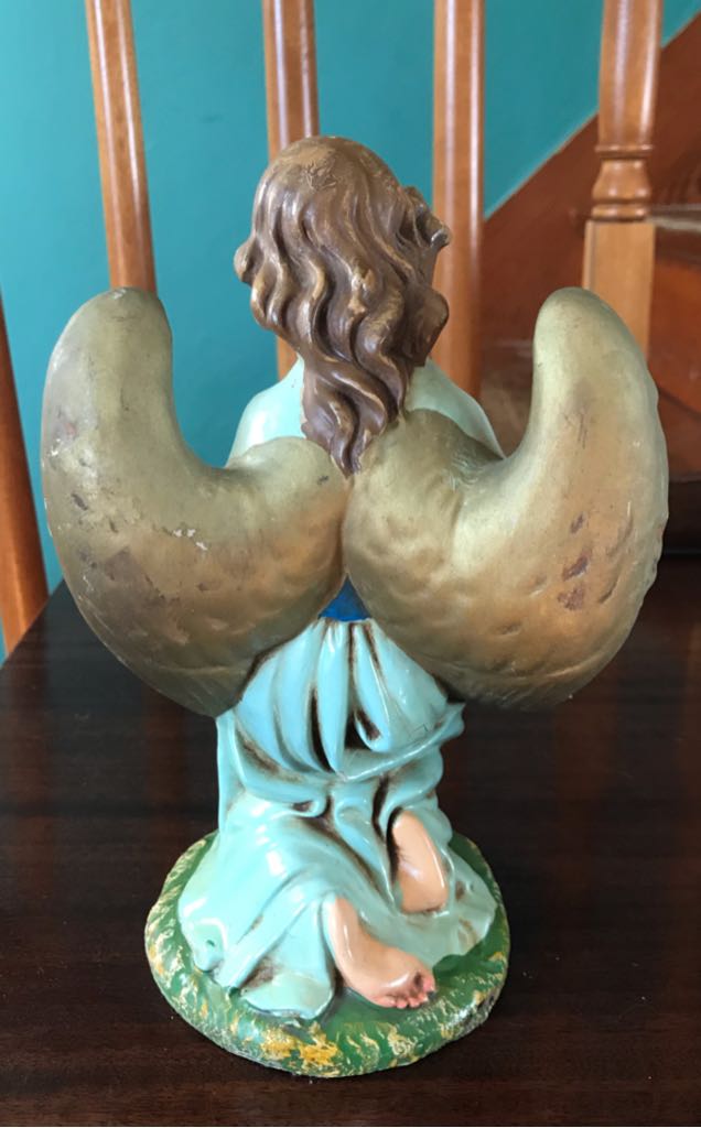 Fontanini - (Set 3) - Angel - Blue Kneeling - Angel (Nativity) ornament collectible - Main Image 2