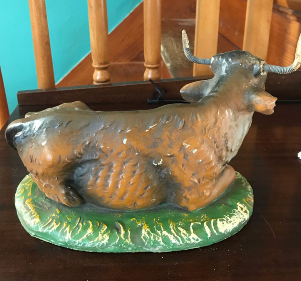 Fontanini - (Set 3) - Animal - Ox - Supine - Animals (Nativity) ornament collectible - Main Image 2