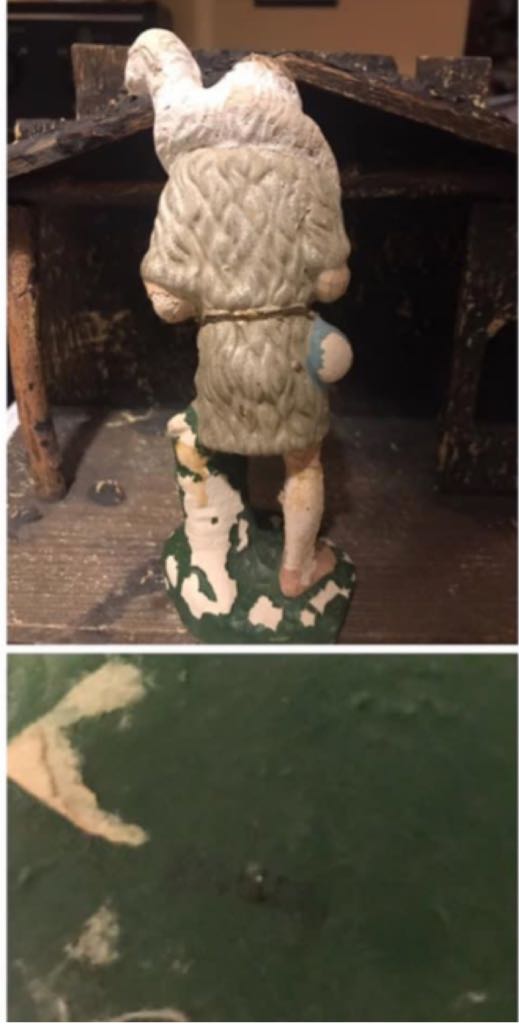 Apel - Shepherd- Lamb On Shoulders - Shepherd (Nativity) ornament collectible - Main Image 2