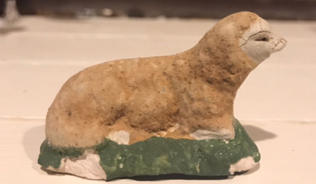 Apel - Animals - Sheep - Supine - Animals (Nativity) ornament collectible - Main Image 1