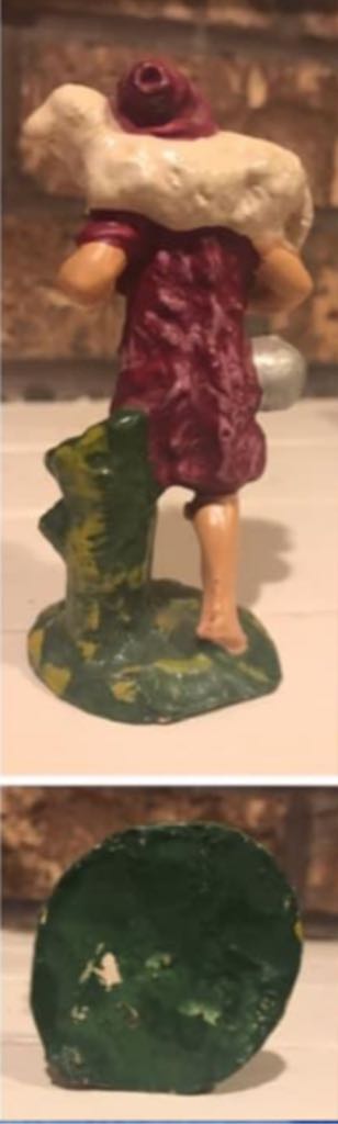 Apel - Shepherd - Boy With Lamb On Shoulders - Shepherd (Nativity) ornament collectible - Main Image 2