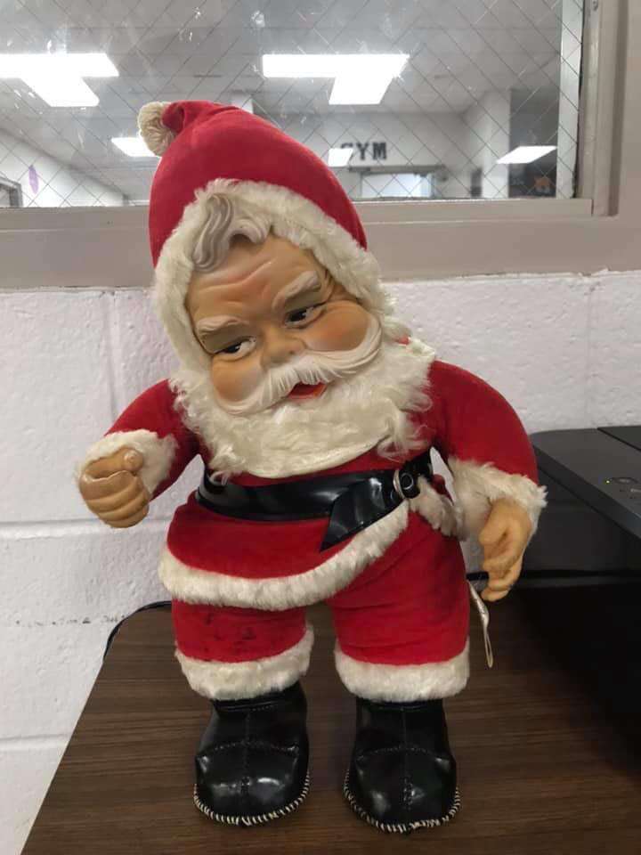 Jewelbrite - (Set 6) - Diamond - Chenille Candy Cane & Holly - Clear