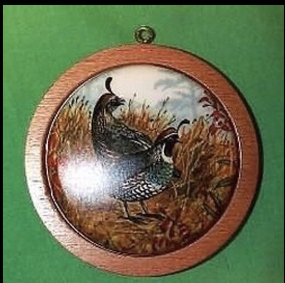 Holiday Wildlife #4 - California Partridge - Holiday Wildlife (Collectable Series) ornament collectible - Main Image 4