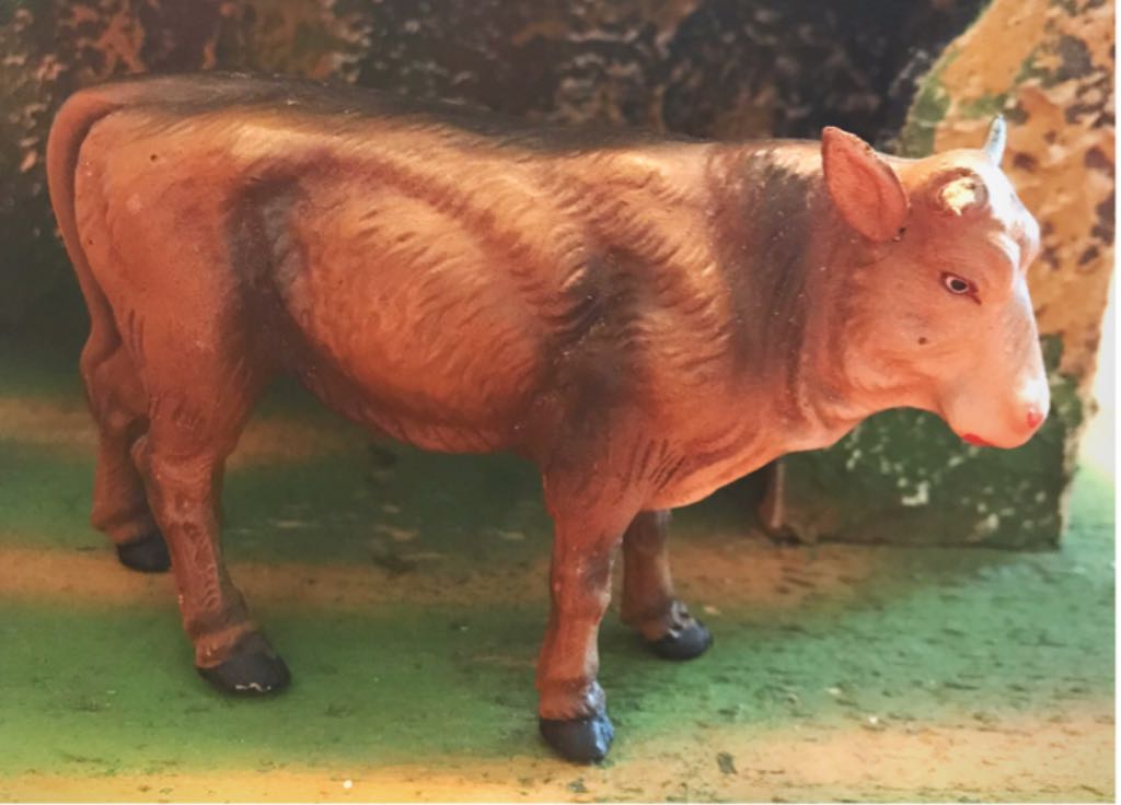 Shiny Brite - Pixie Elf - Pine Cone - Tinsel - Ornament - Yellow