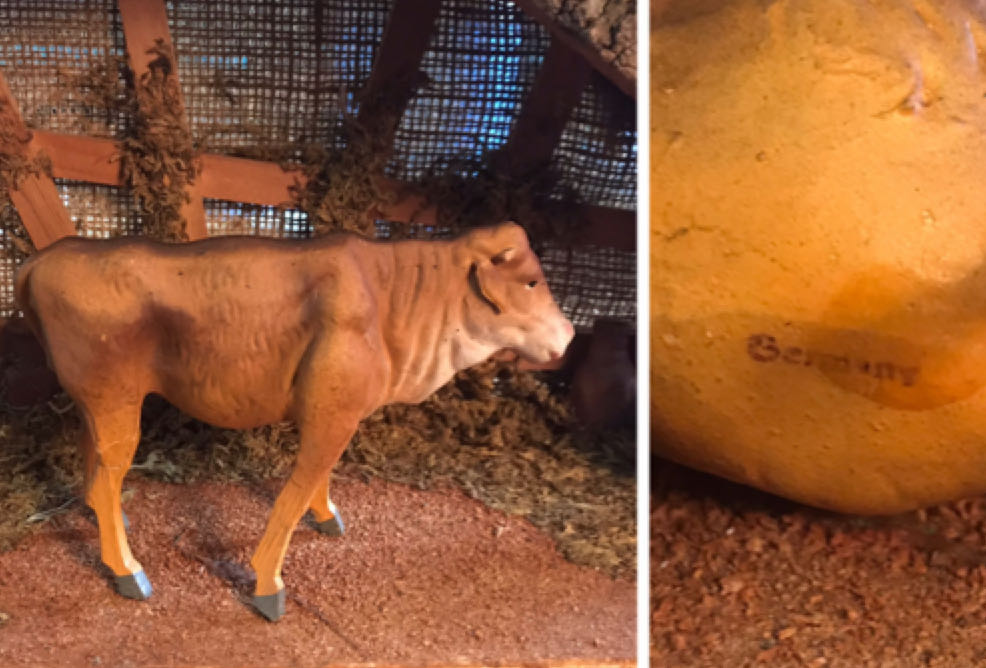 Friedel - (Set 3) - Animal - Ox - Standing - Animals (Nativity) ornament collectible - Main Image 2