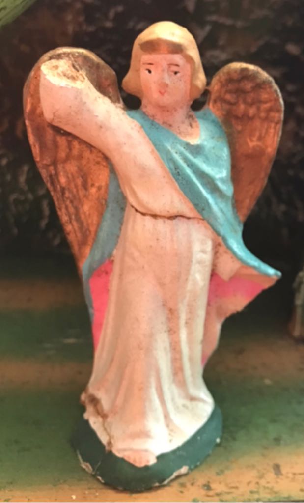 Figural - Small Bear With Stick