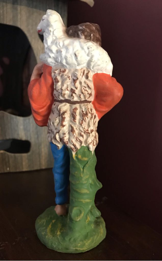 Fontanini - Shepherd- Boy With Lamb On Shoulders - Shepherd (Nativity) ornament collectible - Main Image 2