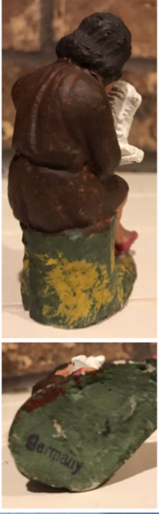 Berger - Shepherd - Sitting With Lamb - Shepherd (Nativity) ornament collectible - Main Image 2