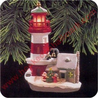 Lighthouse Greetings - 1997 - #1 - Lighthouse Greetings (Collectible Series) ornament collectible - Main Image 1