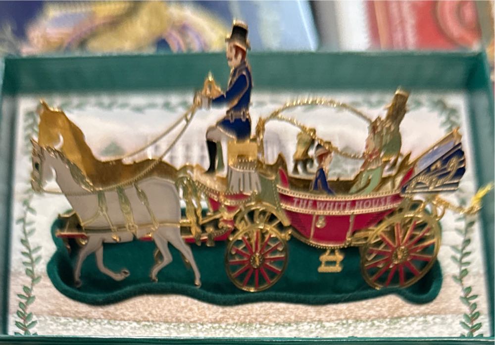 White House Christmas Ornament 2001 - White House Christmas Ornament (Andrew Johnson) ornament collectible - Main Image 4