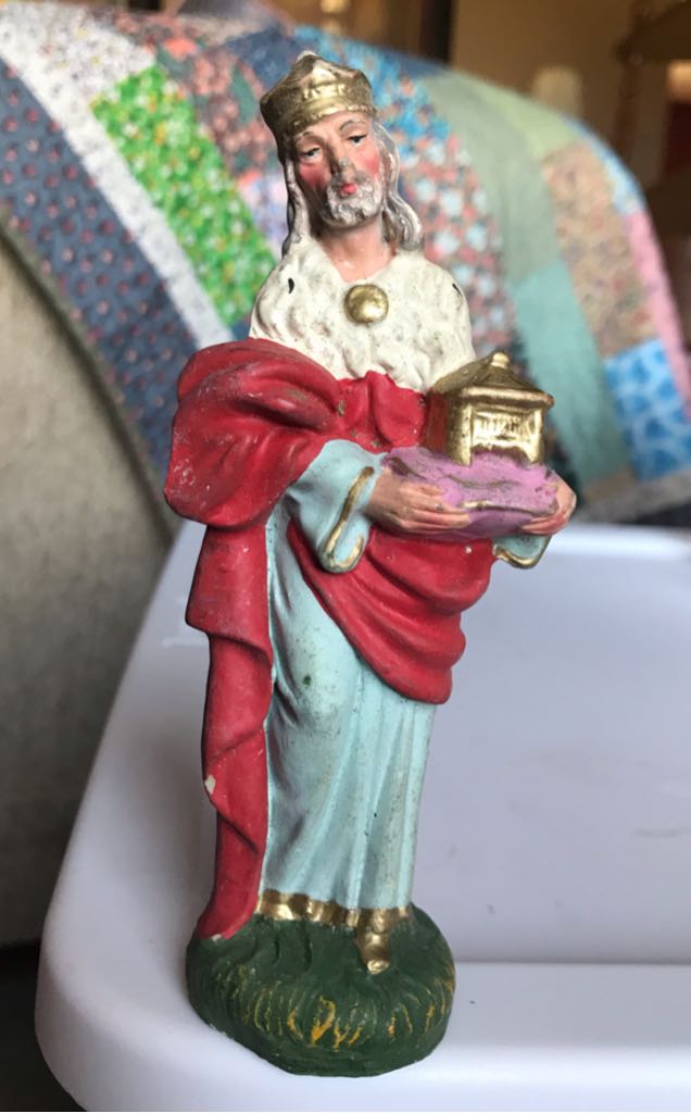 Gurley - Thanksgiving - 5.5” - Pilgrim - Girl - Blue Dress