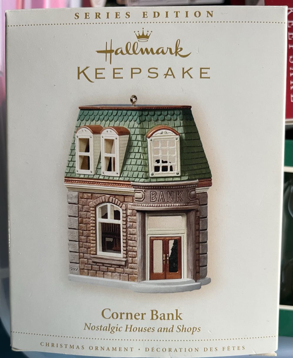 Nostalgic Houses And Shops #23: Corner Bank (2006) - Nostalgic Houses & Shops (Nostalgic Houses & Shops) ornament collectible - Main Image 3