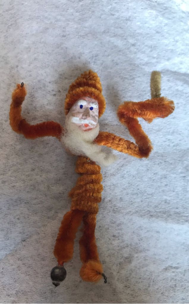 Rosen - Christmas - Santa On Cut Sleigh