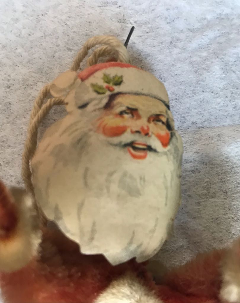 Chenille - Santa - Scrap Face - Santa (Chenille) ornament collectible - Main Image 2