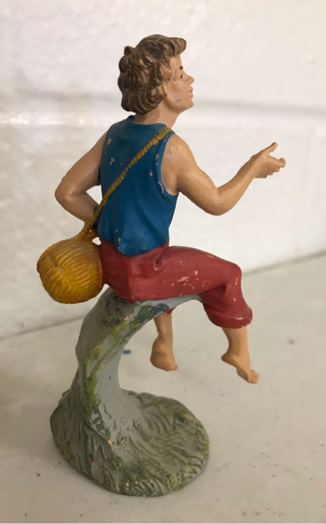 Fontanini - (Set 1) - #211 - Villager - Fisherman - Villager (Nativity) ornament collectible - Main Image 2
