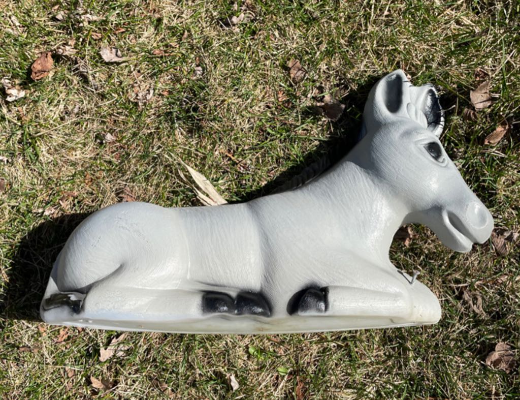 Flocked - Mini Santa