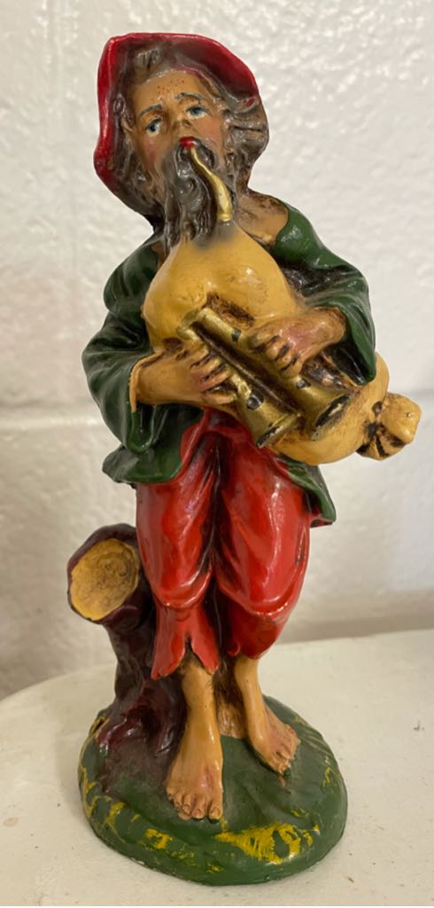 DUQUESNE STATUARY CO - Santa In Sleigh Bank