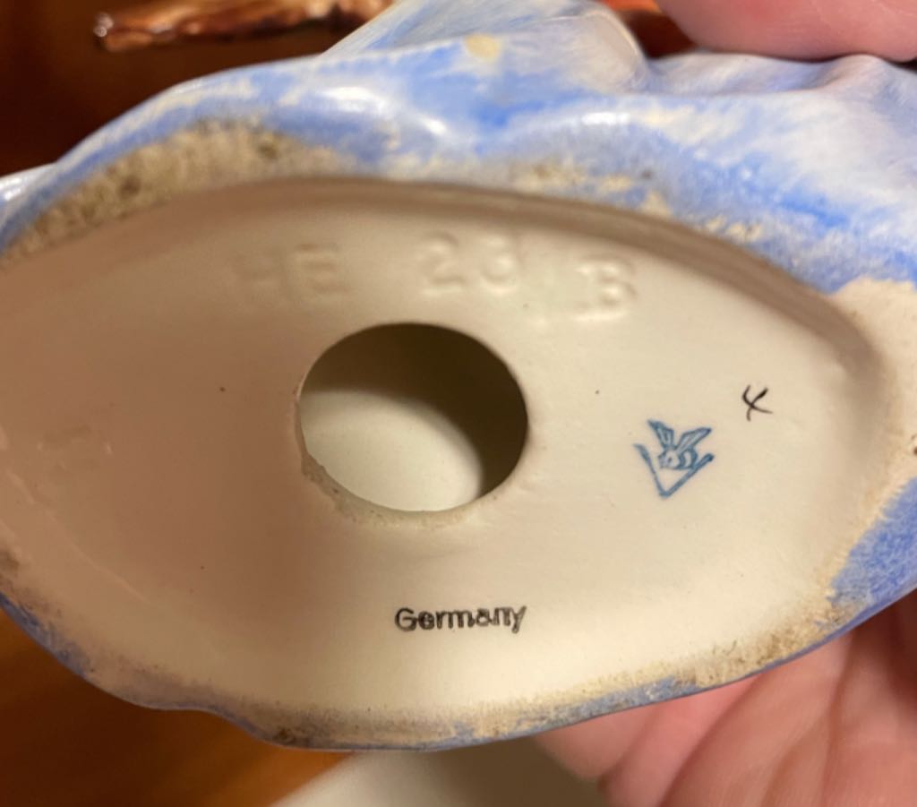 Goebel - Angel - Angel With Harp - HE 23/B - Angel (Nativity) ornament collectible - Main Image 2