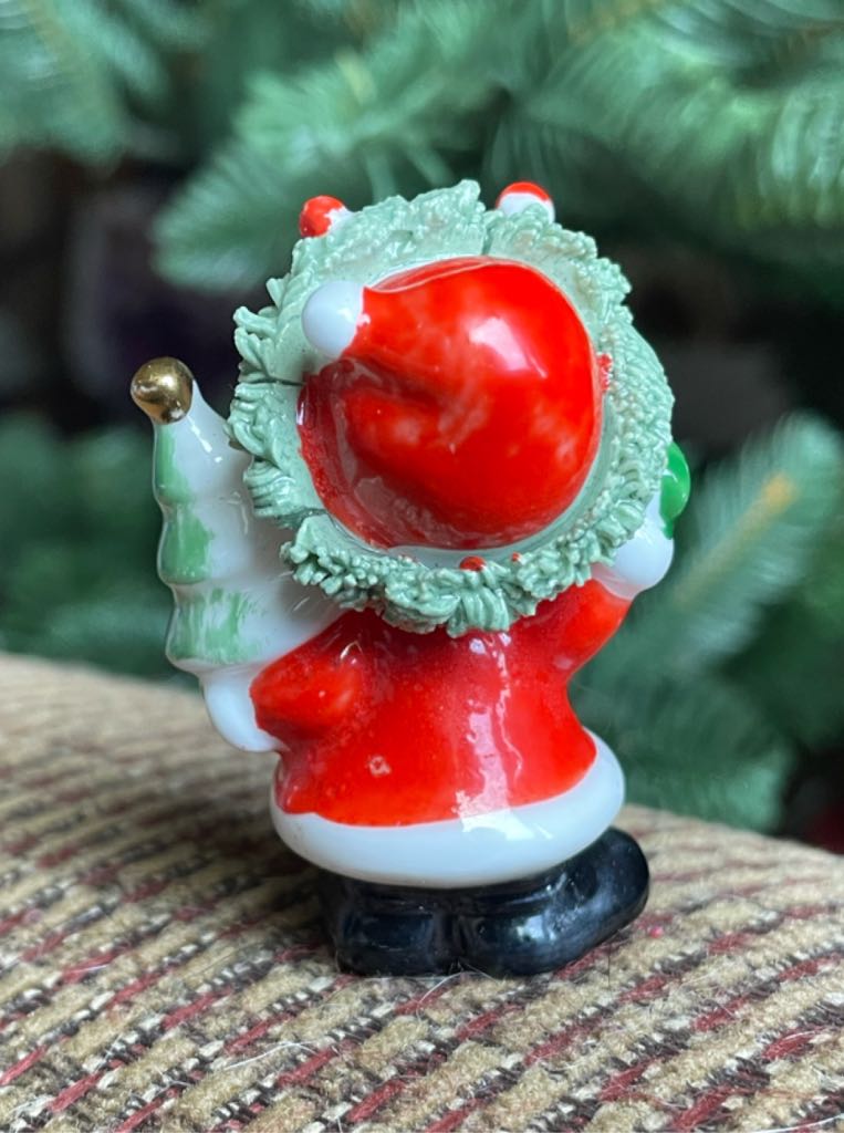 NAPCO - Santa With Tree - Santa (Spaghetti) ornament collectible - Main Image 2