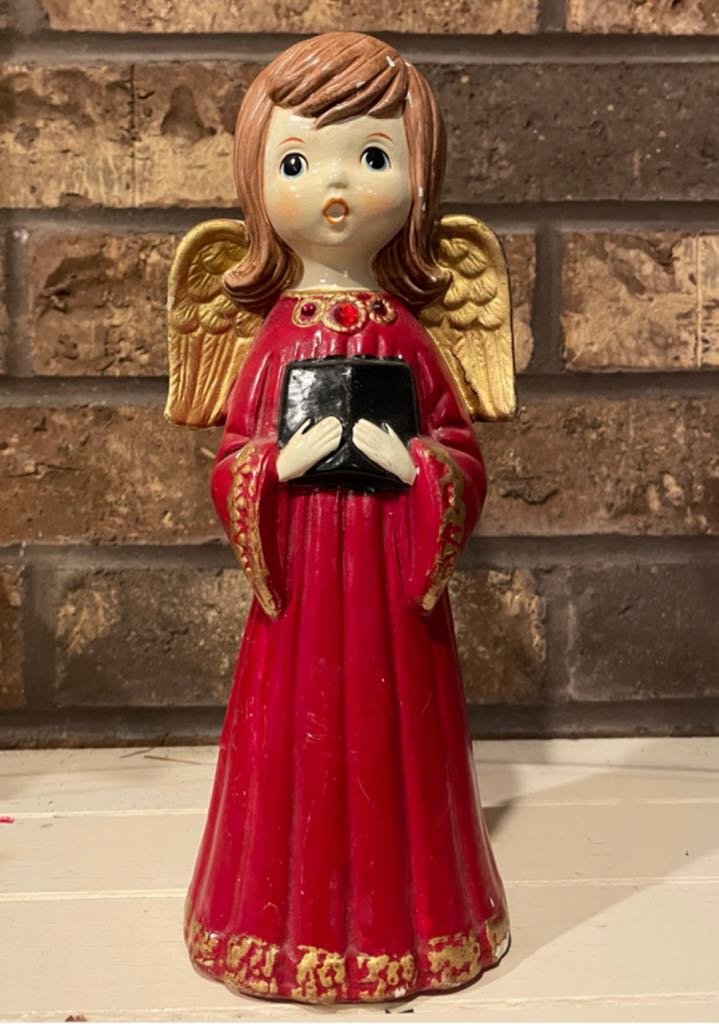 Ardco - Angel - Singing - Book - Red - Angel (Choir) ornament collectible - Main Image 1