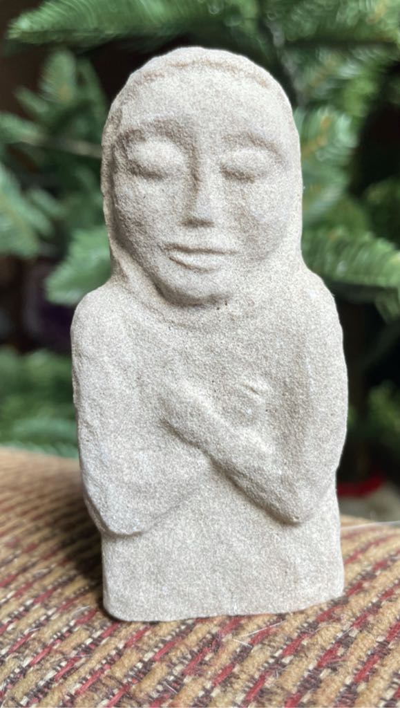 Happy Santa - Flocked - Red - Original Box