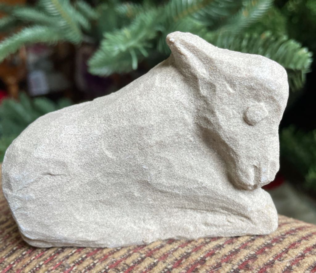 Japan - Angel - Holding Lamb - Red