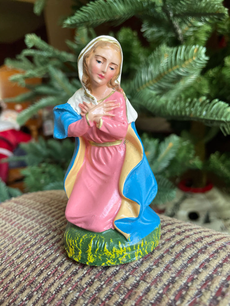 Norcross - Christmas - Die Cut - Angel With Lamb - Stand Up