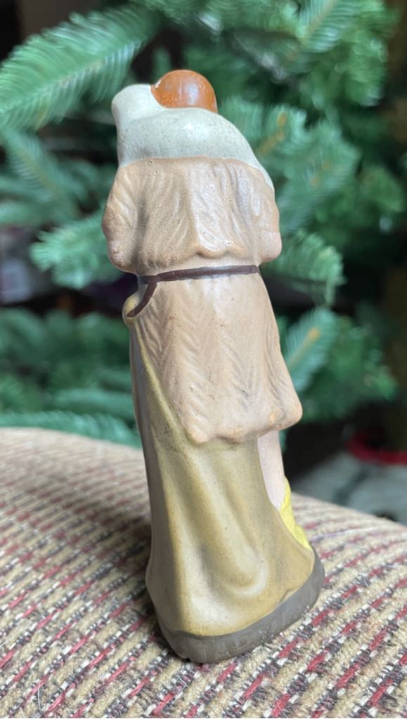 Japan - (Set 9) - Shepherd - Lamb On Shoulders - Shepherd (Nativity) ornament collectible - Main Image 2