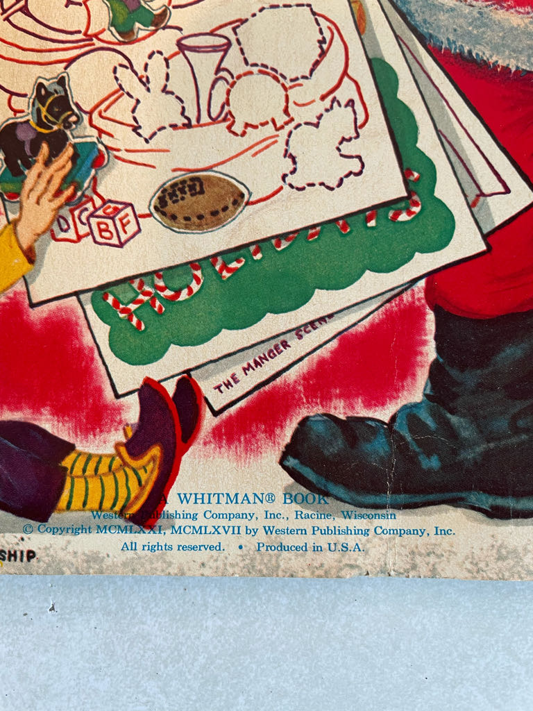 Book - Santa’s Sticker Book - Sticker Book (Activity Book) ornament collectible - Main Image 2