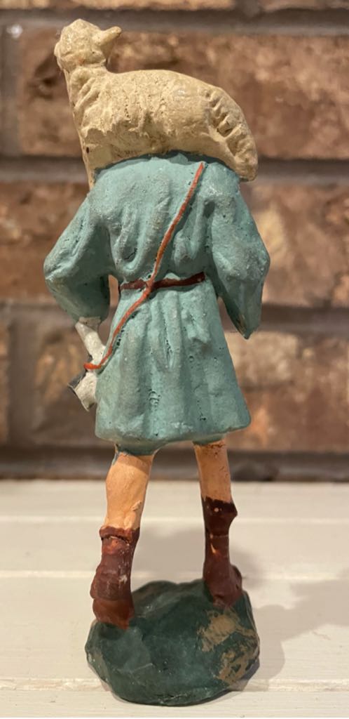 Viviani - Shepherd - Boy With Lamb On Shoulders - Shepherd (Nativity) ornament collectible - Main Image 2