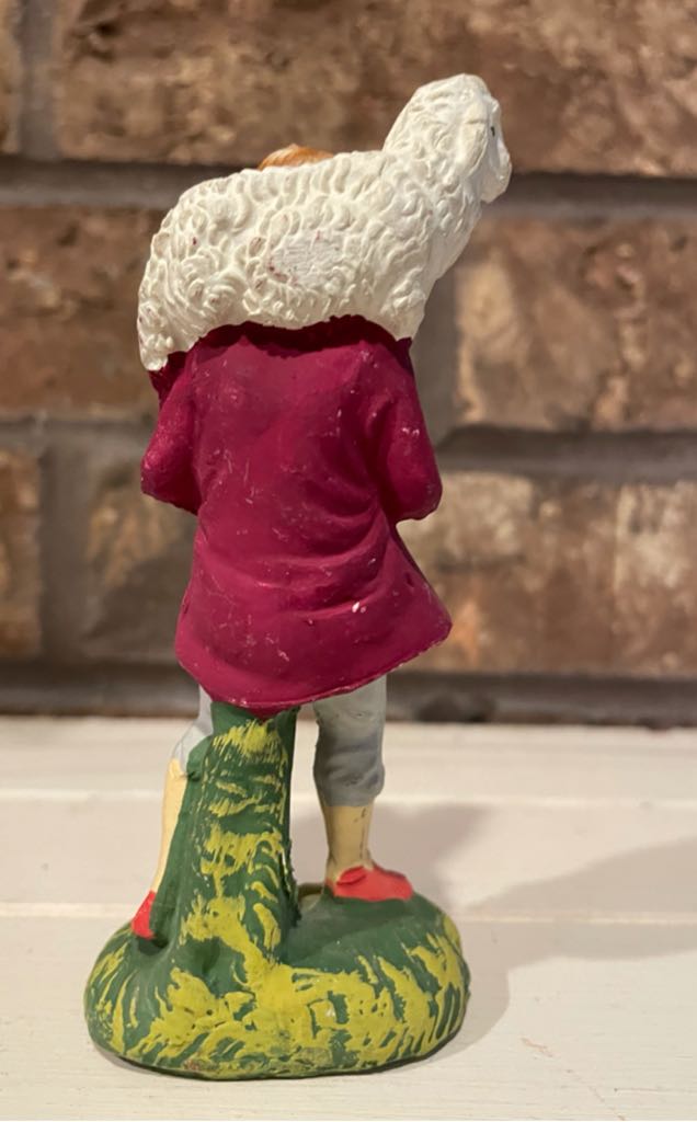 Fontanini - Shepherd - Boy With Lamb On Shoulders - Shepherd (Nativity) ornament collectible - Main Image 2