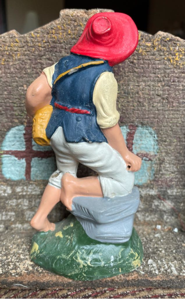 Viviani - Villager - Boy Fishing - Villager (Nativity) ornament collectible - Main Image 2