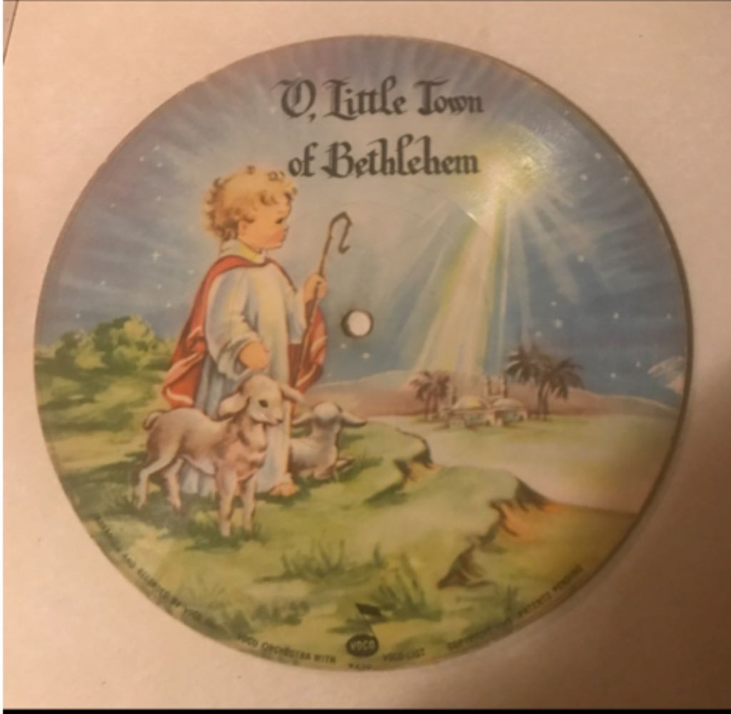 Record - Santa Claus Is Coming To Town/O Little Town Of Bethlehem - 45 RPM (Music) ornament collectible - Main Image 2
