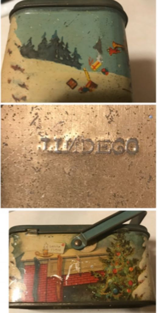 Lindco - Night Before Christmas - Tin - Santa (Tin Box) ornament collectible - Main Image 2