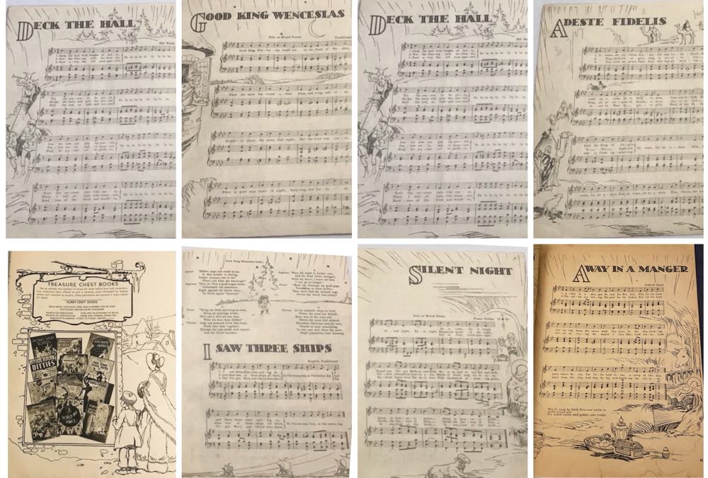Book - Treasure Chest Of Christmas Songs & Carols - Music Book (Music) ornament collectible - Main Image 3