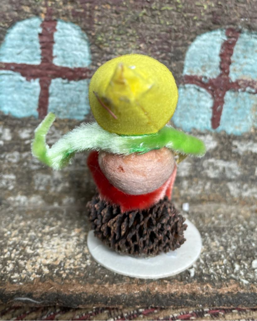 Pinecone Elf - With Stocking  (Pinecone Elf) ornament collectible - Main Image 2