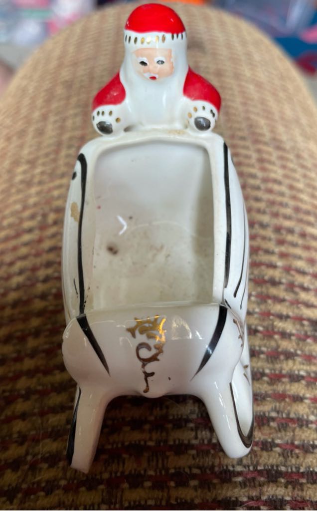 Santa Behind Sleigh - Santa ornament collectible - Main Image 2