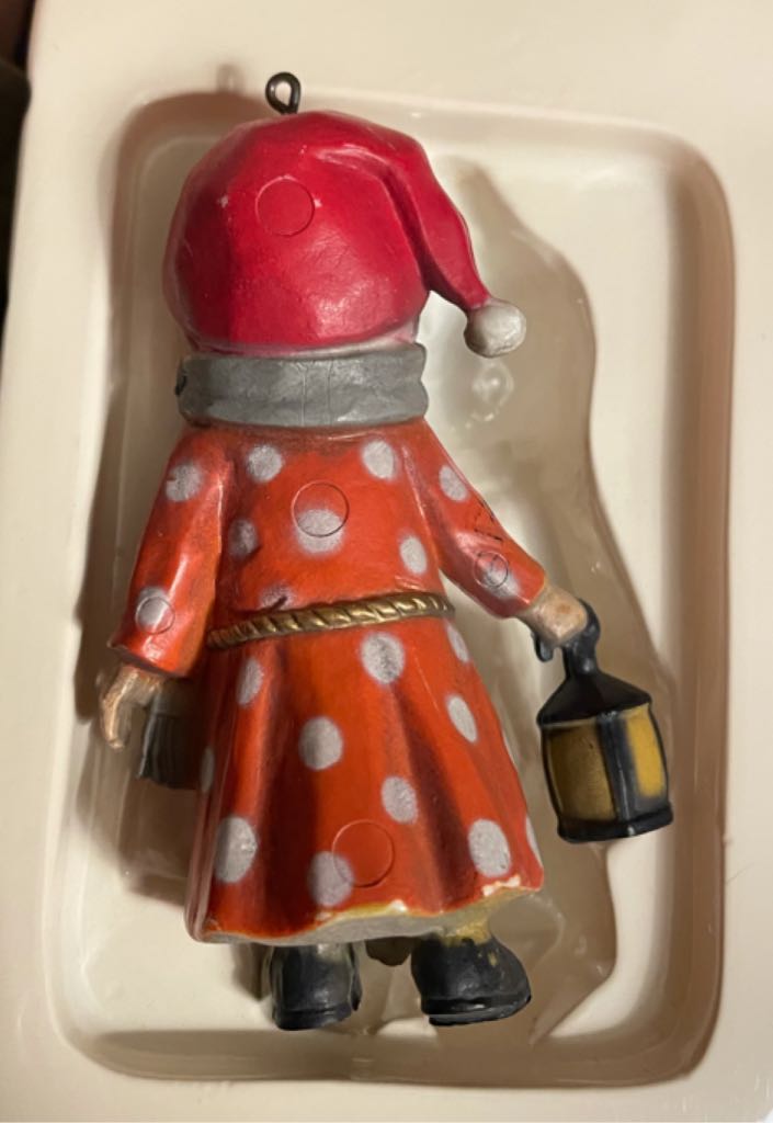 Bradford - Just For You - Girl With Lantern - Red Coat - Just For You (Children) ornament collectible - Main Image 2