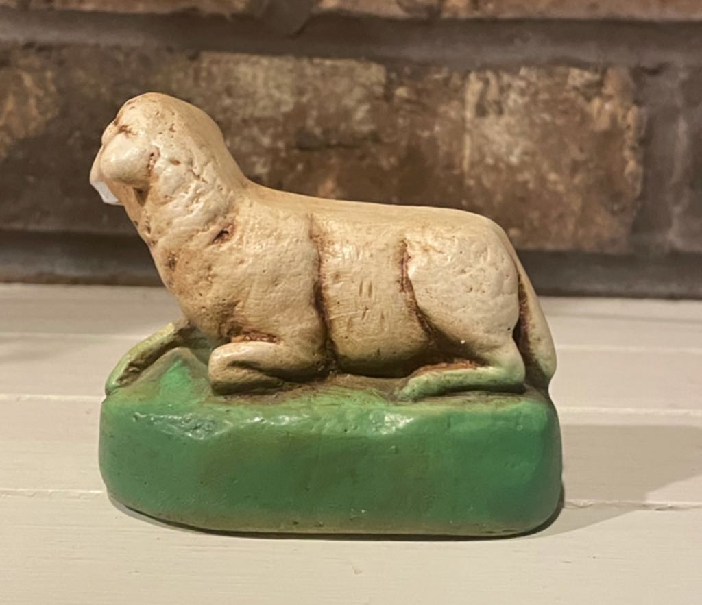 C.S. Columbia - (Set 2) - Animal - Sheep - Supine - Animals (Nativity) ornament collectible - Main Image 2