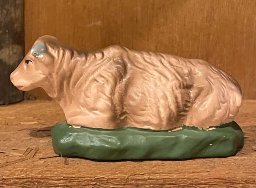 Japan - (Set 10) - Animal - Ox - Supine - Animals (Nativity) ornament collectible - Main Image 2