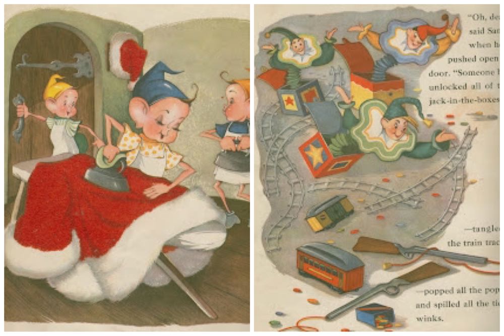 Book - Santa Claus, A Fuzzy Wuzzy Picture Story Book - Children’s Books ornament collectible - Main Image 3