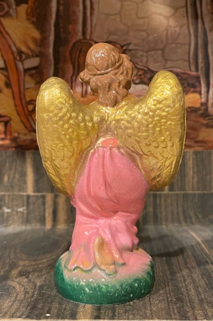 Miller - (Set 7) - Angel - Adoration - Pink - Angel (Nativity) ornament collectible - Main Image 2