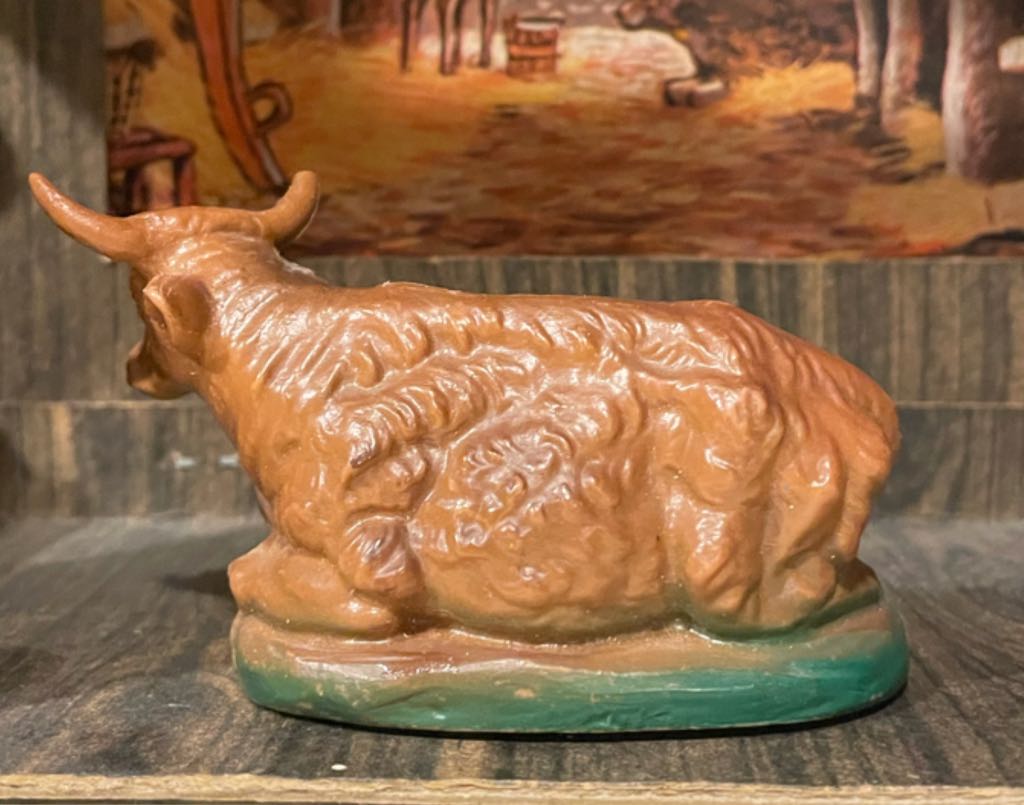 Miller - (Set 7) - Animals - Ox - Supine - Animals (Nativity) ornament collectible - Main Image 2