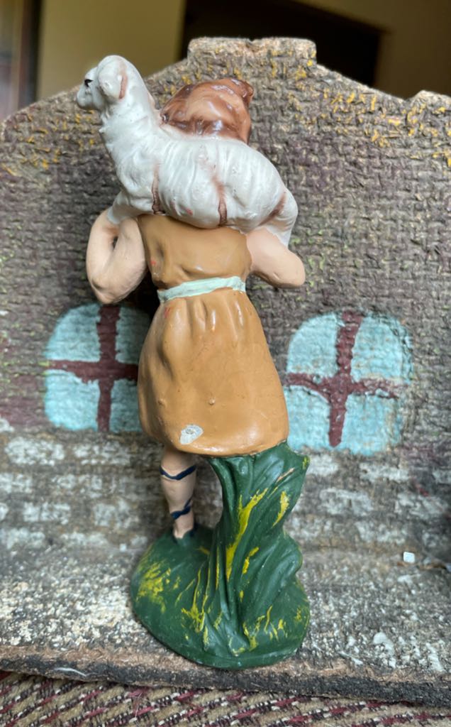 Viviani - Shepherd - Lamb On Shoulders - Shepherd (Nativity) ornament collectible - Main Image 2