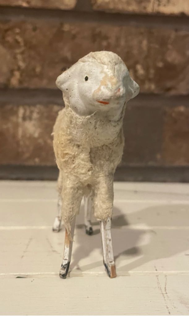Putz - Animal - Wooly Sheep - Animals (Putz) ornament collectible - Main Image 2