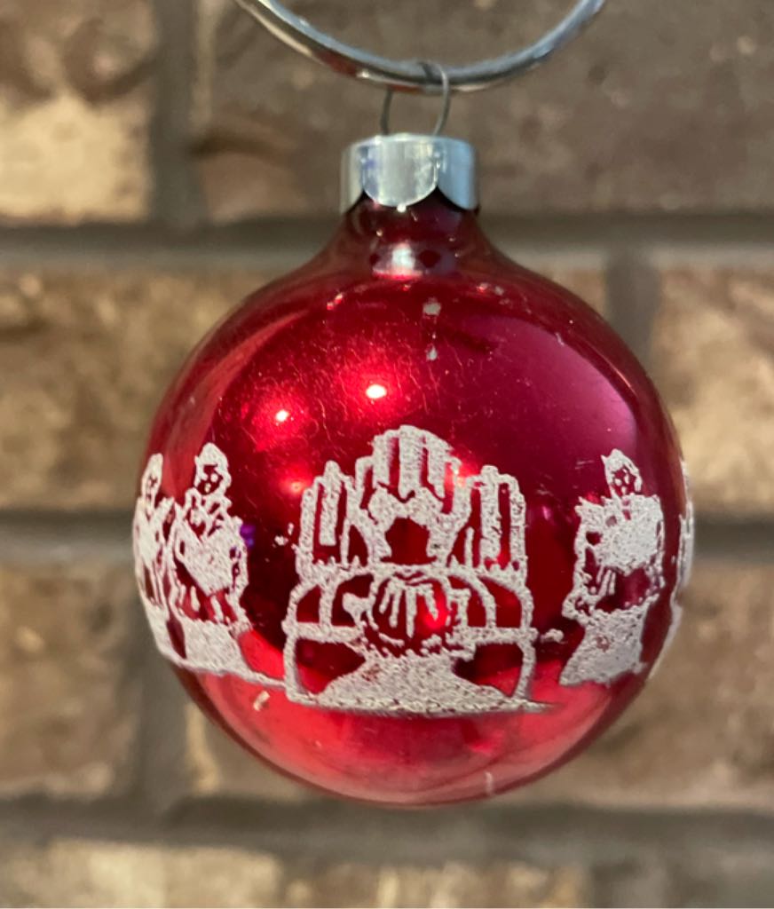 Noelle - Ball - Joyous Noel - Organ - Choir - Red - Stencil (Ball) ornament collectible - Main Image 2