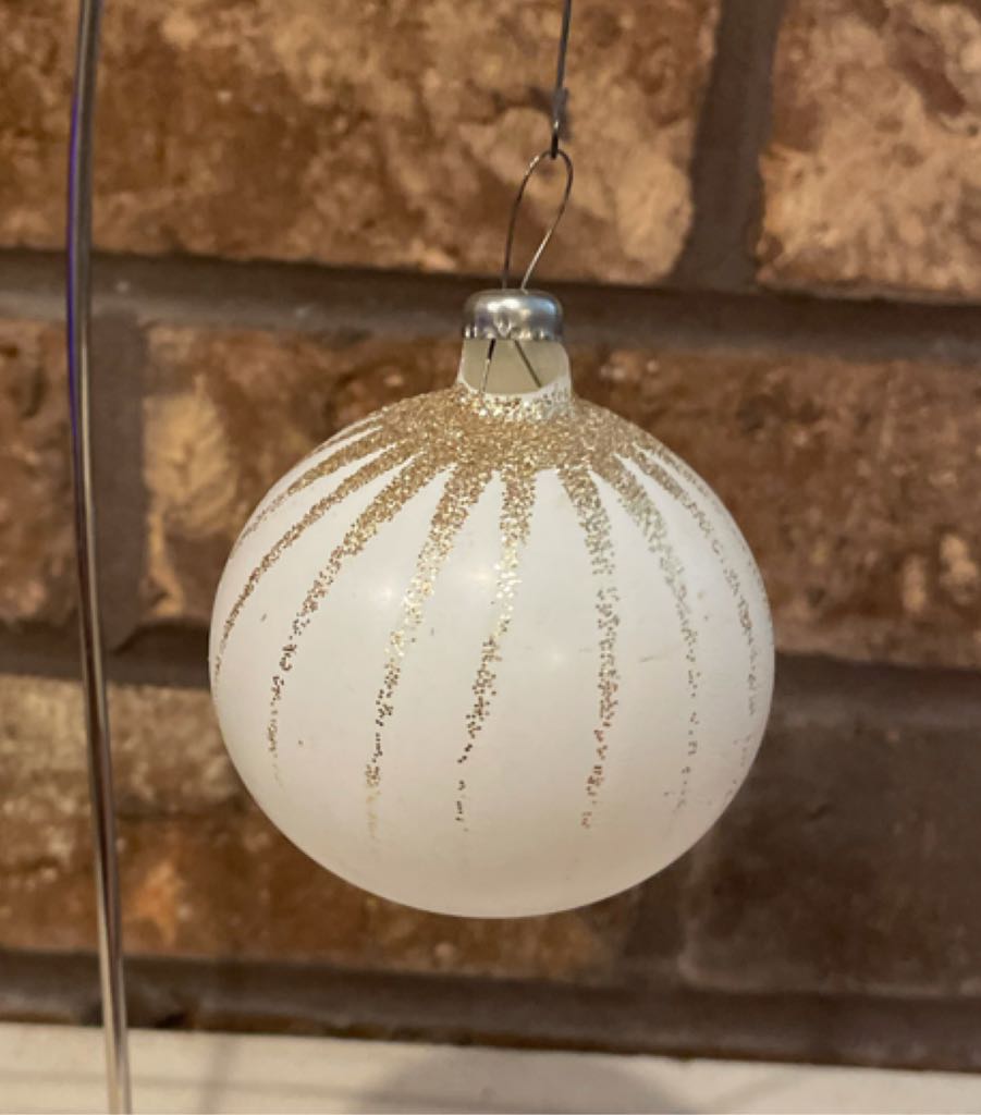 Ornament - Ball - Snowman Face - Stencil (Ball) ornament collectible - Main Image 2